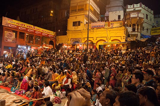 Aarti, Prayag Ghat, Varanasi, India