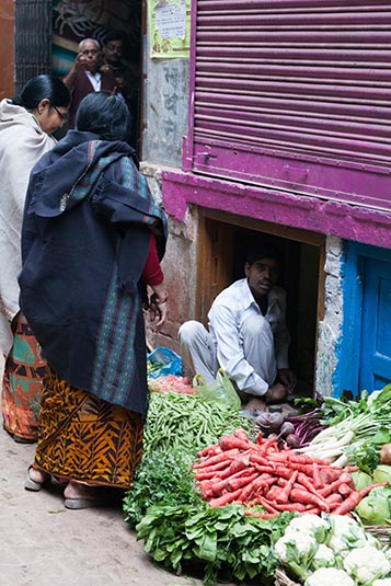 Vegetable Vendor, Varanasi, India