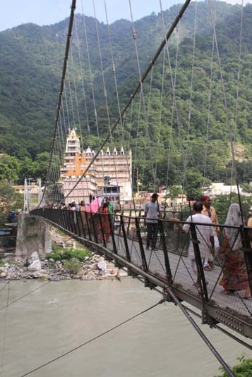 Laxman Jhula (Bridge), Rishikesh, The Himalayas