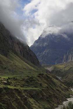 Gorge, Mana Village, The Himalayas