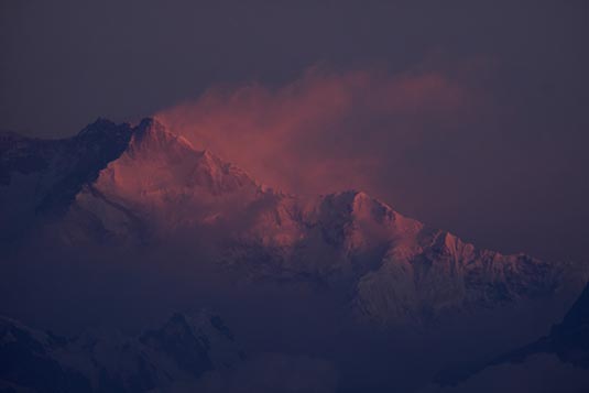 Kanchenjunga Peak, Darjeeling, West Bengal, India
