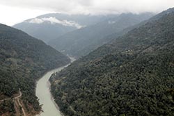 Teesta River, Along NH 31A, Darjeeling, West Bengal, India