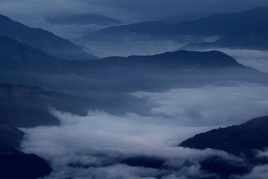 Mountain Range, Darjeeling, West Bengal, India