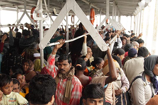 Ferry, Gangasagar, West Bengal, India