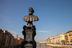 Bust of Benvenuto Cellini, Florence, Italy