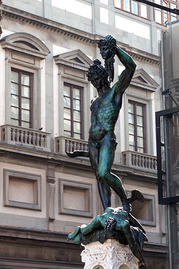 Statue of Perseus Holding the Severed Head of Medusa, Florence, Italy