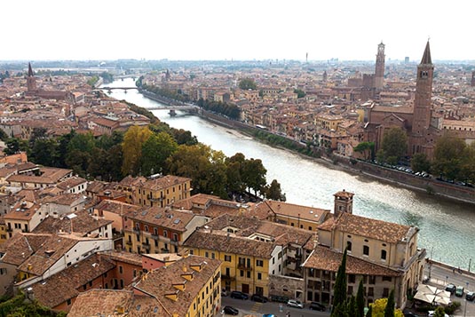 River Adige, Verona, Italy