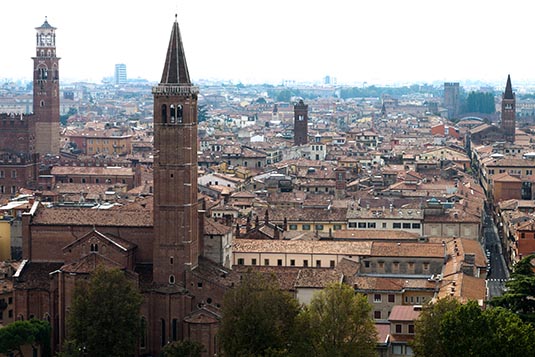 View from Castel St. Pietro, Verona, Italy