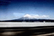 Mount Fuji as seen from the window of the speeding Shinkansen, Japan