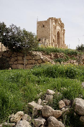 Hadrian's Arch, Jerash, Jordan