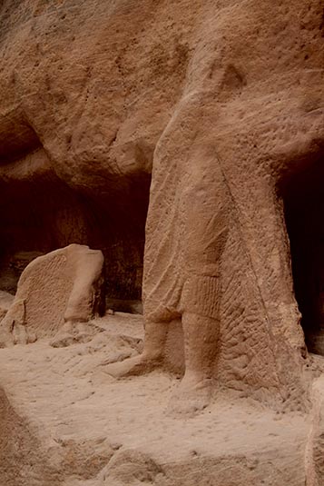 Camelman, Siq Wall, Petra, Jordan