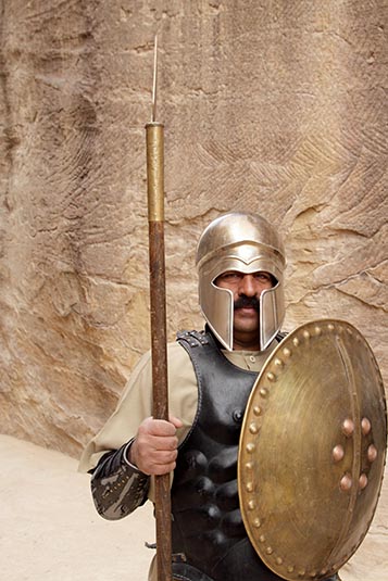 Guarding the Siq, Petra, Jordan