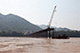 Bridge under Construction, Towards Pak-Ou Caves, Mekong River, Luang Prabang, Laos