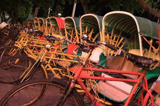 Rickshaws, Macau
