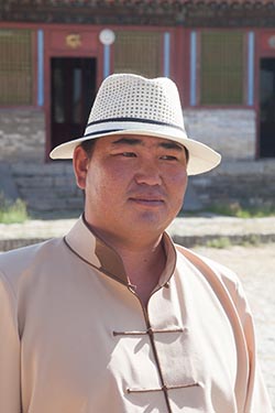 Guide, Erdene Zuu Monastery, Kharakhorum, Mongolia