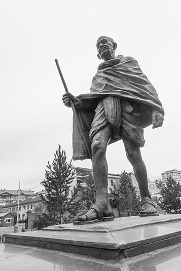 Mahatma Gandhi Statue, Ulaanbaatar, Mongolia