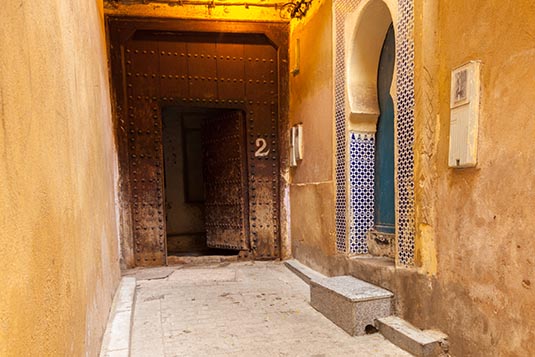 Facade, Medina, Fes, Morocco