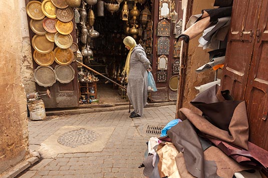 Shop Facade, Medina, Fes, Morocco