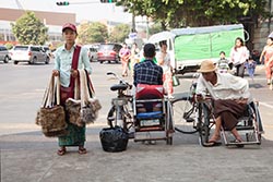 Street Vendors, Yangon, Myanmar