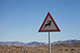 A Road Sign, Towards Windhoek, Namibia