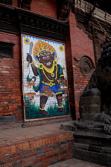 A Facade, Durbar Square, Patan, Old Kathmandu, Nepal