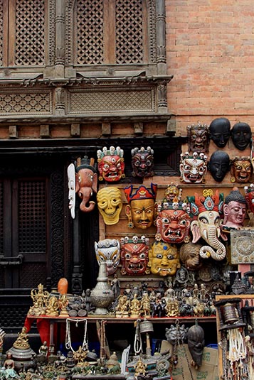 Artefacts on Sales, Swayambhunath Temple, Monkey Hill, Kathmandu, Nepal
