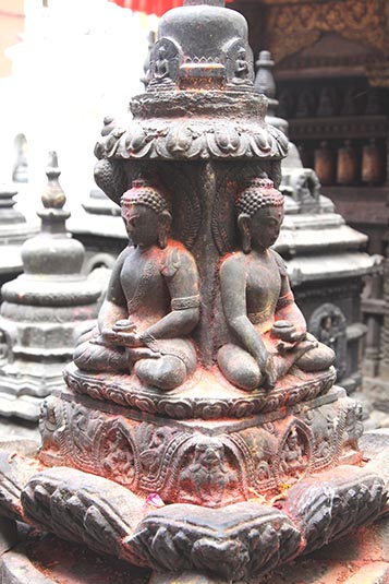 Intricate Carvings, Swayambhunath Temple, Monkey Hill, Kathmandu, Nepal