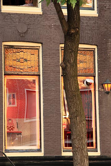 Windows, Red Light District, Amsterdam, the Netherlands