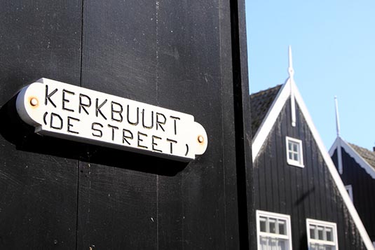 Kerk Street, Marken, the Netherlands
