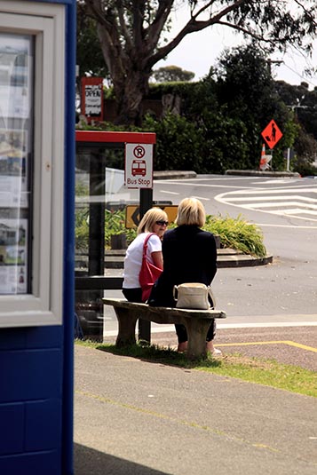 Bus Stop, Waiheke Island, New Zealand