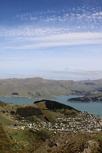 View from Christchurch Gondola, Christchurch, New Zealand