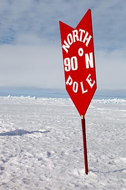 The Landmark, At 90 Degrees North, North Pole