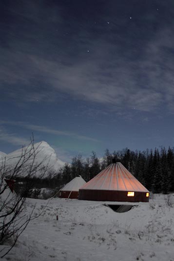 Sami Tent, Camp Tamok, Norway