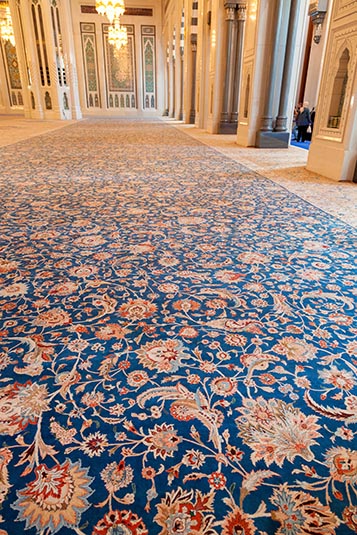 Carpet, Grand Mosque, Muscat, Oman