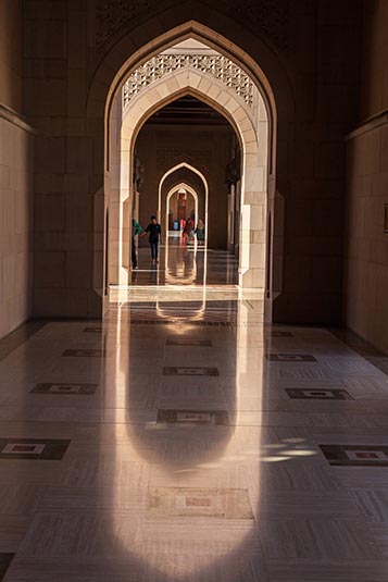 Passageway, Grand Mosque, Muscat, Oman