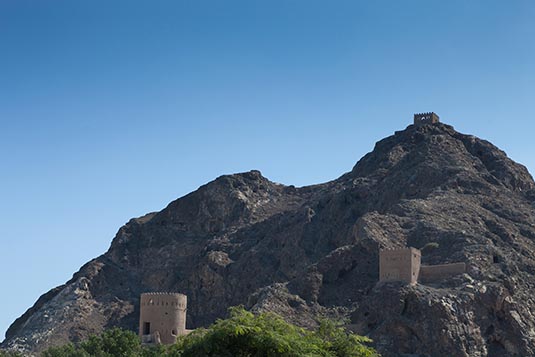 View from Al Alam Palace, Muscat, Oman
