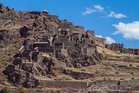 Ruins of Inca Settlement, Pisac, Peru