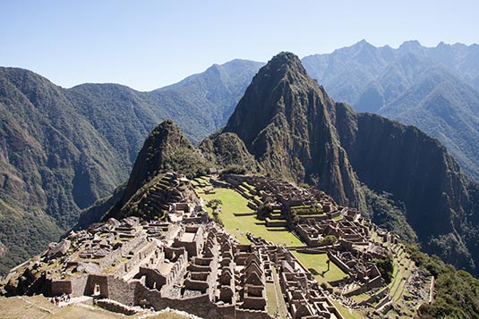 Classic View, Machu Picchu, Peru