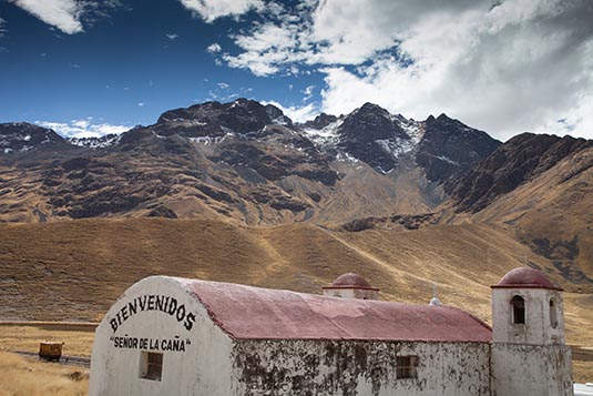 Church, La Raya Station, Towards Puno, Peru