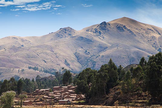View from Andean Explorer, Towards Puno, Peru
