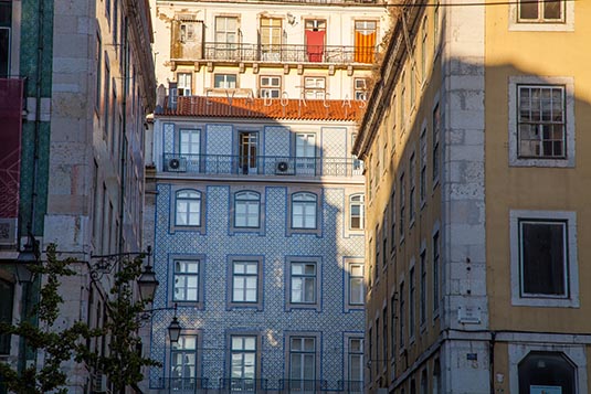 Houses, Rua Da Prata, Lisbon, Portugal