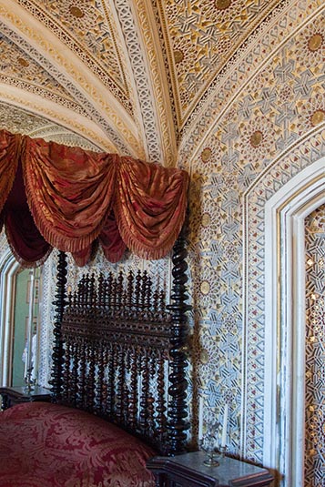Bedroom, Palace of Pena, Sintra, Portugal