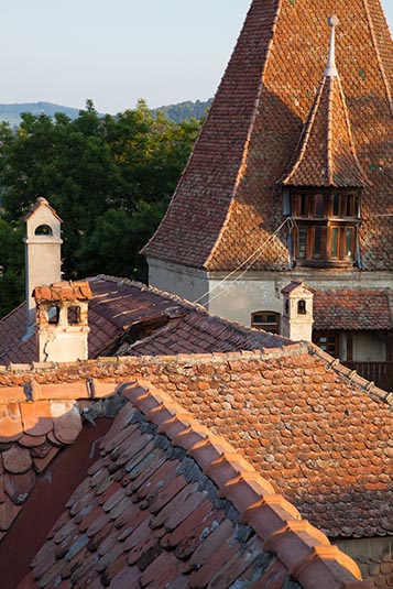 Roofs, Sighisoara, Romania