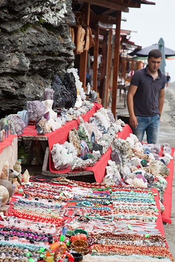 Vendors, Balea Lake, Transfagarasan Highway, Romania