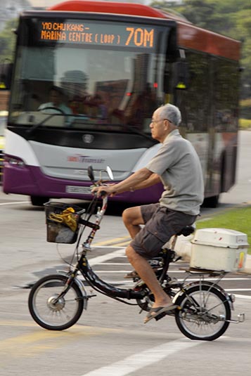 A Cyclist, Singapore