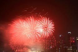 Fireworks, Singapore Bay, Chinese New Year Eve Celebrations, Singapore