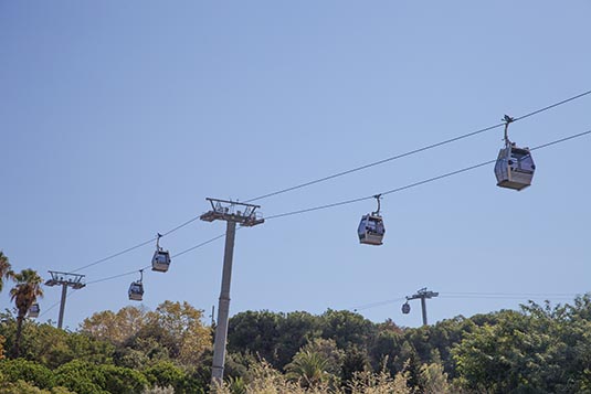 Montjuic Cable Car, Barcelona, Spain