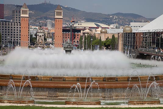 Montjuic Fountain, Placa de Josep Puig i Cadafalch, Barcelona, Spain