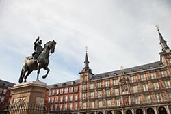 Felipe III Statue, Plaza Mayor, Madrid, Spain