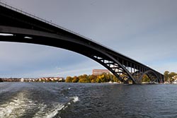 Vasterbron Bridge, Stockholm, Sweden